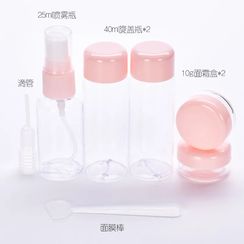 7pcs / set Travel Mini Cosmetics Face Cream Pot Bottles Plastic Transparent Empty Eyeshadow Make Up Container Bottle
7pcs / set Travel Mini Cosmetics Face Cream Pot Bottles Plastic Transparent Empty Eyeshadow Make Up Container Bottle