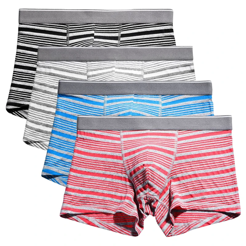 4XL Big size Men Boxers Cotton Modal Striped Four Horns Underwear Baggy Hombres Shorts Boxer Knickers Boxeador Top quality U859
4XL Big size Men Boxers Cotton Modal Striped Four Horns Underwear Baggy Hombres Shorts Boxer Knickers Boxeador Top quality U859