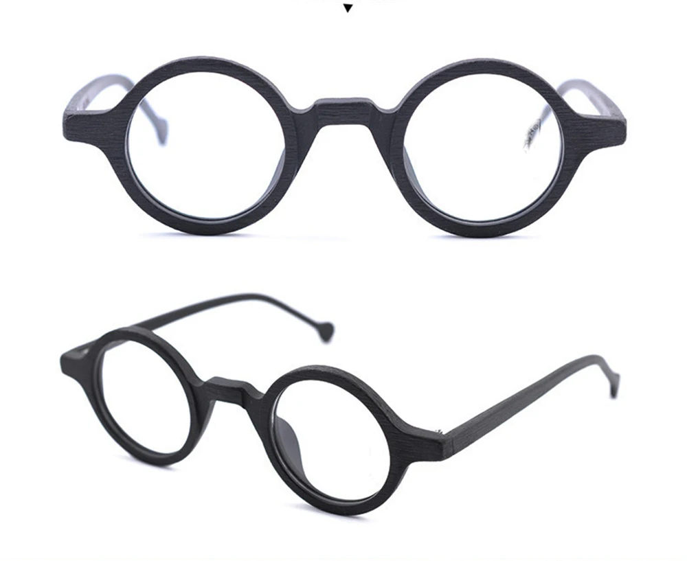 Belight Optical Round vintage style handmade wooden pattern acetate optical frame spectacle frame precription lens A916
Belight Optical Round vintage style handmade wooden pattern acetate optical frame spectacle frame precription lens A916