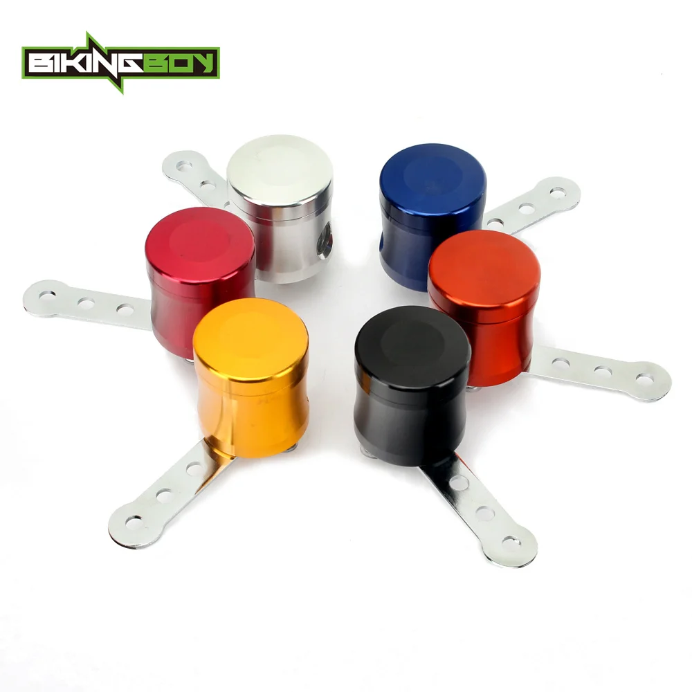 BIKINGBOY Universal Billet Motorcycle Brake Fluid Reservoir Clutch Tank Cylinder Master Oil Cup For Honda Kawasaki Suzuki Yamaha
BIKINGBOY Universal Billet Motorcycle Brake Fluid Reservoir Clutch Tank Cylinder Master Oil Cup For Honda Kawasaki Suzuki Yamaha