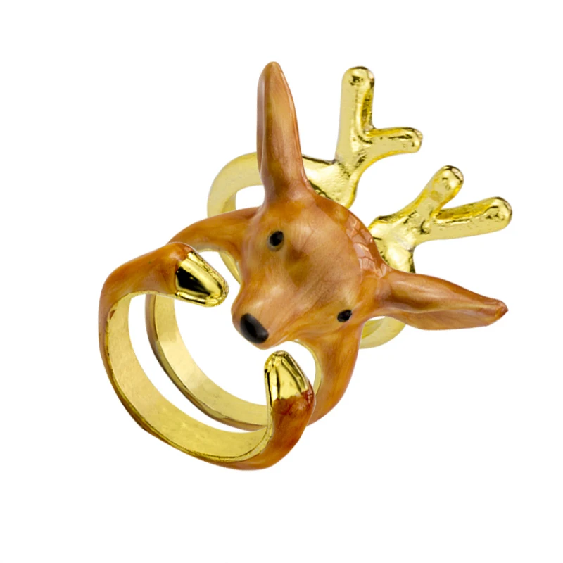 Handmade Trio Deer Rings brixini.com - Handmade Trio Deer Rings