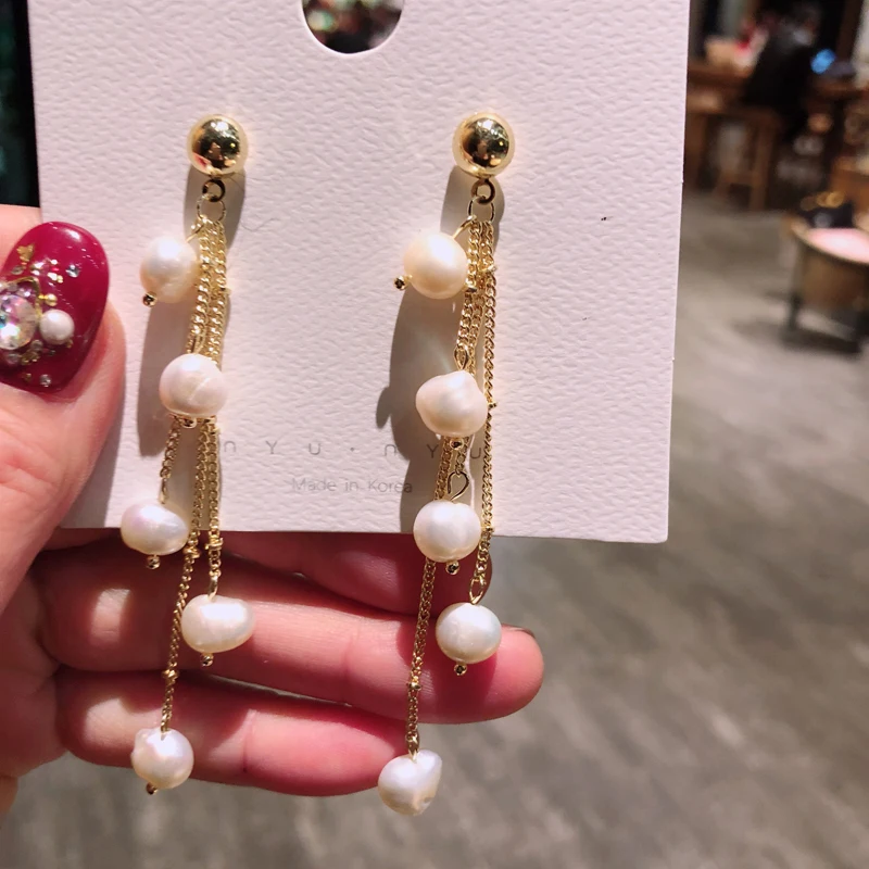 2019 Natural Freshwater Pearl Pendant Earrings Silver Water Drop Pearl for Gift High Quality Accessory Jewelry for Women
2019 Natural Freshwater Pearl Pendant Earrings Silver Water Drop Pearl for Gift High Quality Accessory Jewelry for Women