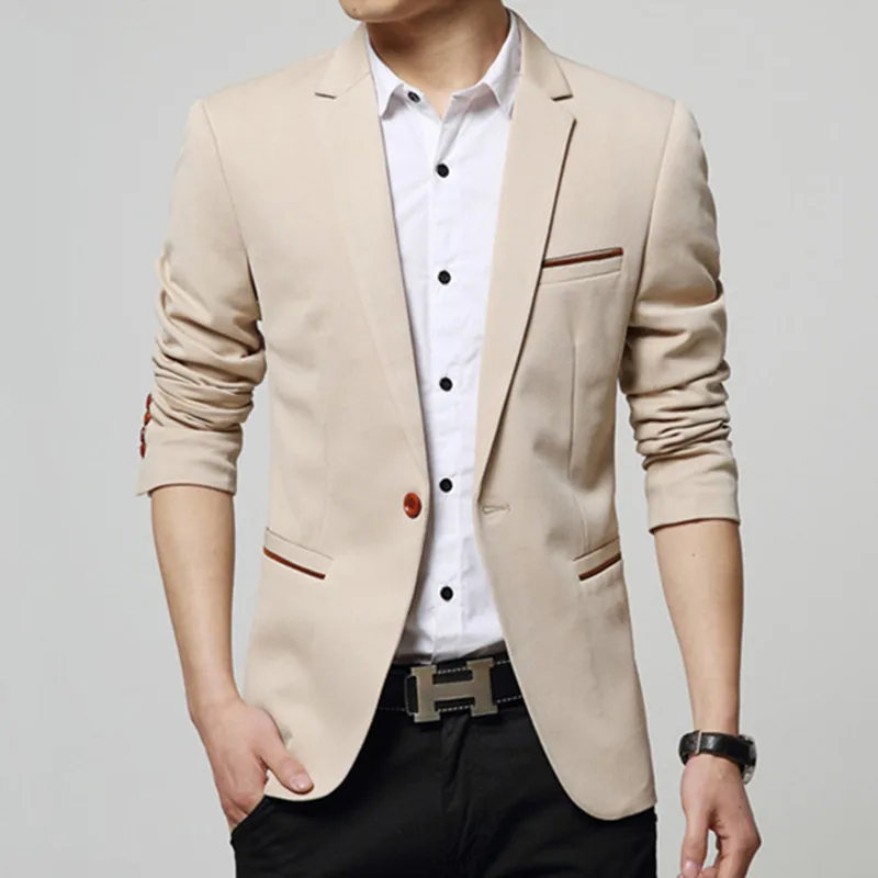 spring autumn men fashion one buttons casual suits men casual Blazers Suits high quality
spring autumn men fashion one buttons casual suits men casual Blazers Suits high quality