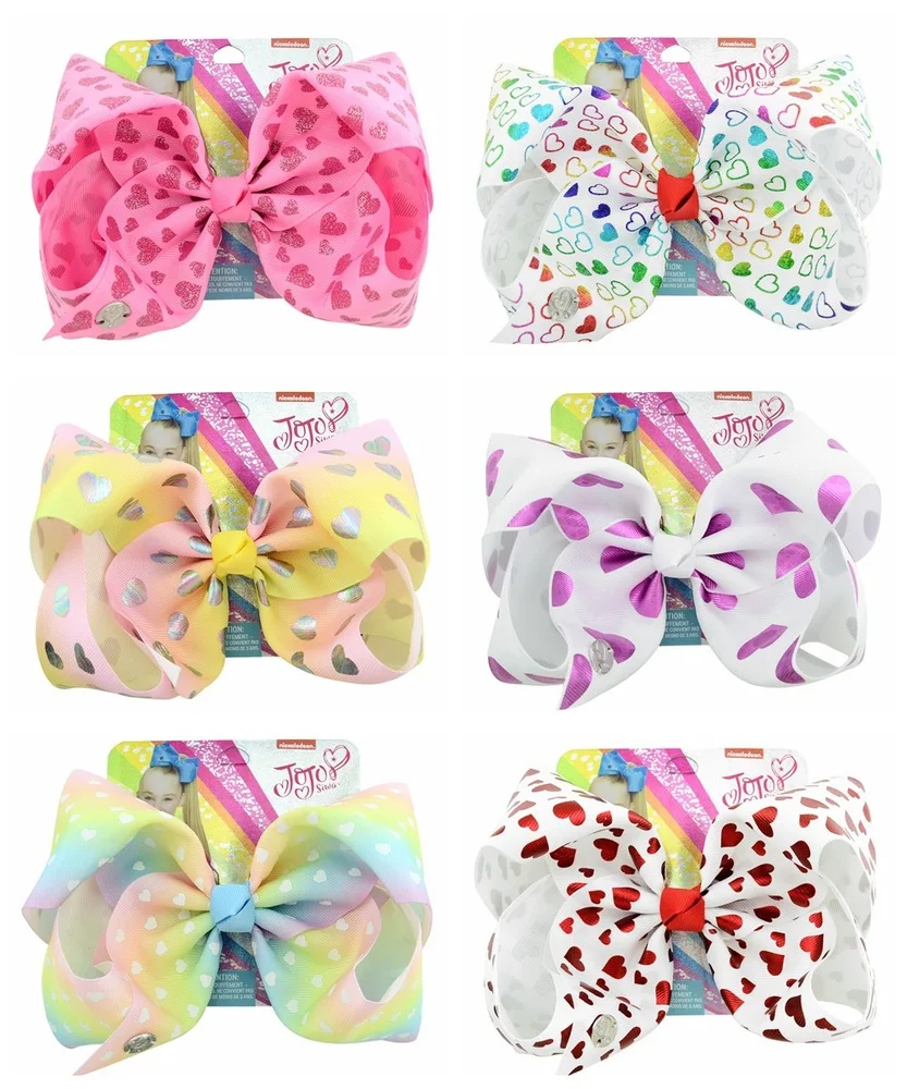 1Pcs 8 Inch Baby Hair Accessories Girls Bows 6 Colors Siwa Heart Unicorn Horn Print Clip Polyester Head Wear Bowknot For Kids
1Pcs 8 Inch Baby Hair Accessories Girls Bows 6 Colors Siwa Heart Unicorn Horn Print Clip Polyester Head Wear Bowknot For Kids