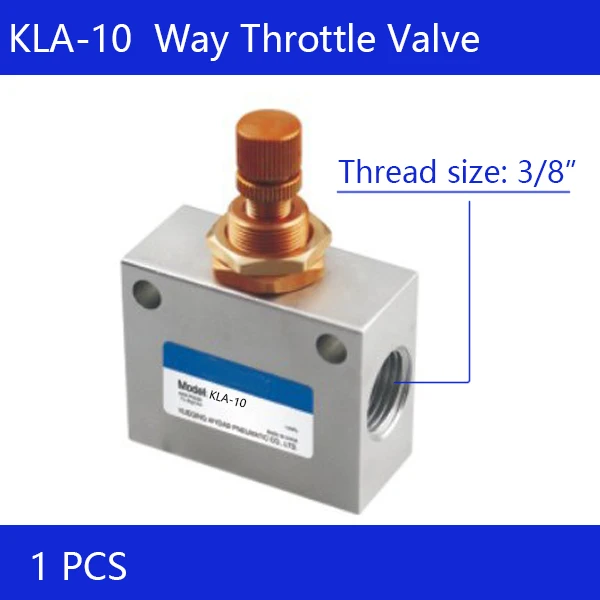 Free shipping KLA-10 3/8" Speed Control One-Way Throttle Pneumatic Flow Valve Silver Tone
Free shipping KLA-10 3/8" Speed Control One-Way Throttle Pneumatic Flow Valve Silver Tone