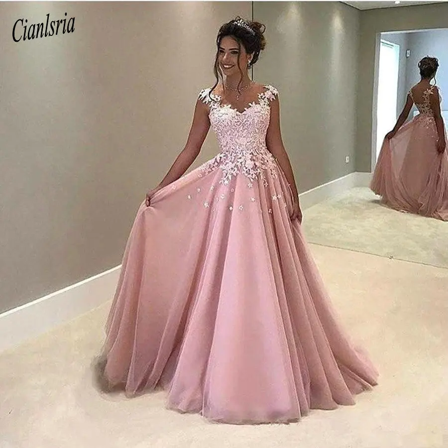 Illusion Back Prom Dresses Long Formal Pageant Party Prom A Line vestido de festa Lace Appliques Prom Dress robe de soiree
Illusion Back Prom Dresses Long Formal Pageant Party Prom A Line vestido de festa Lace Appliques Prom Dress robe de soiree