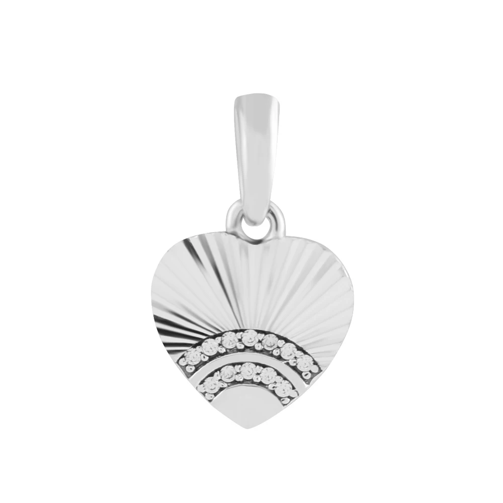Pandulaso Fan of Love Pendant Clear CZ Crystal Charms for Jewelry Making Fit DIY Silver 925 Bracelets Heart Shape Summer Jewelry
Pandulaso Fan of Love Pendant Clear CZ Crystal Charms for Jewelry Making Fit DIY Silver 925 Bracelets Heart Shape Summer Jewelry