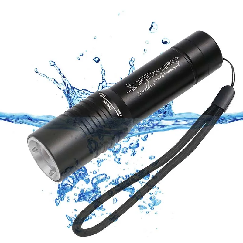 LED Diving Flashlight Waterproof Battery Powered Torch Light for Camping Climbing Emergency --M25
LED Diving Flashlight Waterproof Battery Powered Torch Light for Camping Climbing Emergency --M25