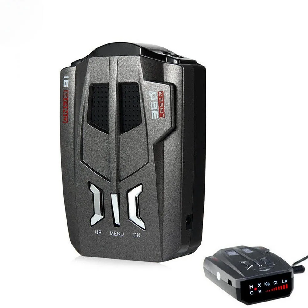 V9 Car Laser Radar Detector 12V 360 Degrees 16 Band Speed Control Detector Russia / English Voice Alert Warning Car-Detector
V9 Car Laser Radar Detector 12V 360 Degrees 16 Band Speed Control Detector Russia / English Voice Alert Warning Car-Detector