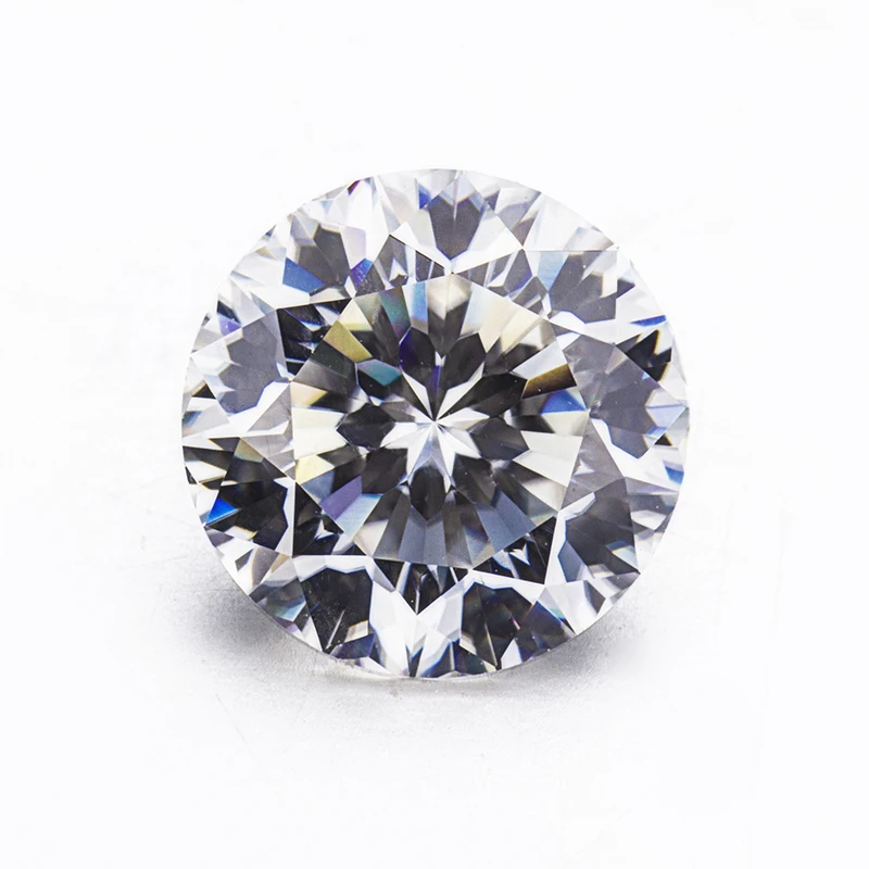 Цвет GH excellent Moissanite 7 0 мм 1.2ct круглый 9 сердец и 1 цветок огранки моиссаниты