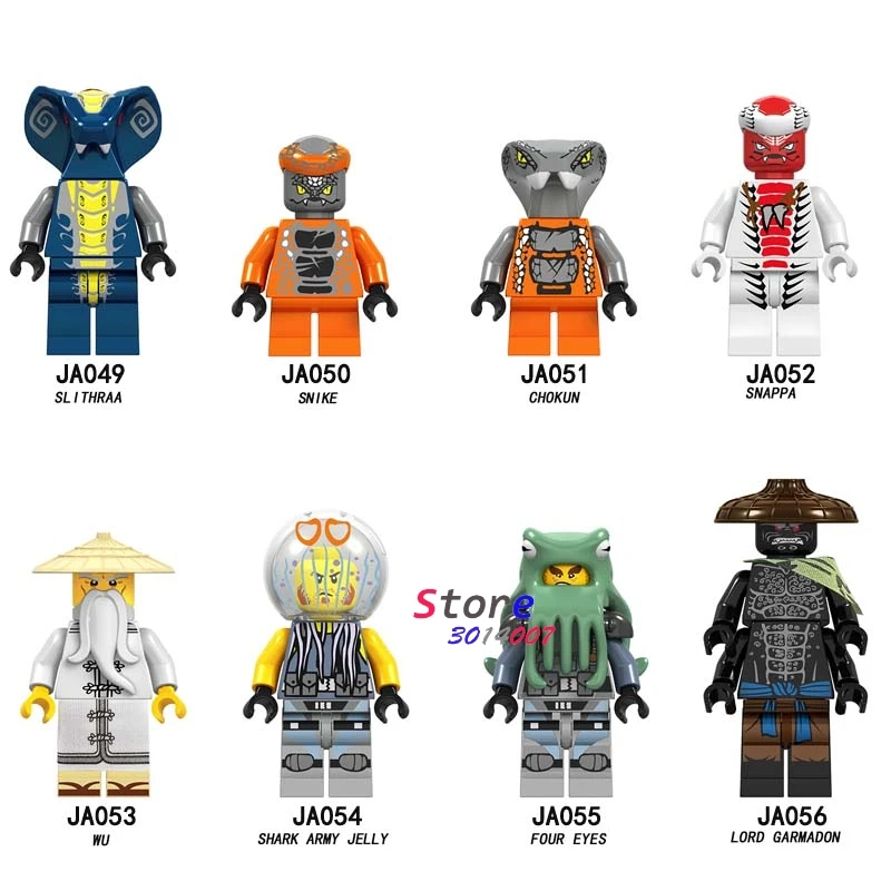 Single Model Building Blocks Series Action Chokun Snappa Garmadon Shark Skeleton Toys for children
Single Model Building Blocks Series Action Chokun Snappa Garmadon Shark Skeleton Toys for children