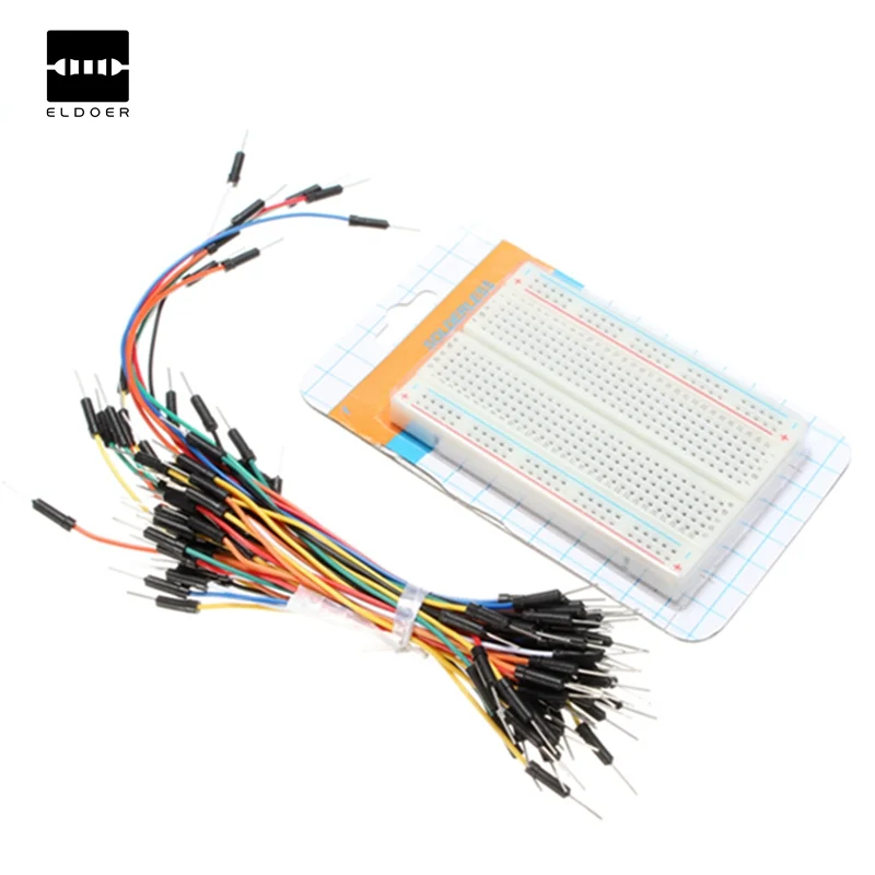 400 Contact Tie-Points Mini Solderless Electronic Test Deck Prototype Breadboard