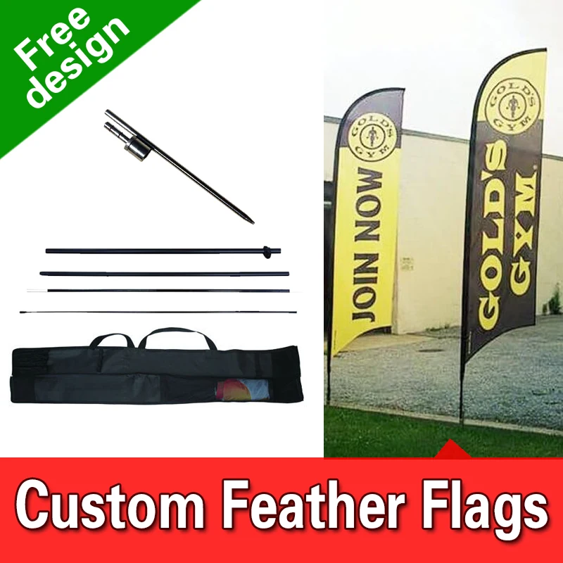 Free Design Free Shipping Double Sided In-ground Spike Feather Flag Signs Advertising Outdoor Feather Banners Blade Flags
Free Design Free Shipping Double Sided In-ground Spike Feather Flag Signs Advertising Outdoor Feather Banners Blade Flags