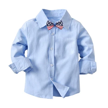 Blue Kids Boys Spring Autumn Long Sleeve Button Up Bowtie Cotton Shirt Blouse Top
Blue Kids Boys Spring Autumn Long Sleeve Button Up Bowtie Cotton Shirt Blouse Top