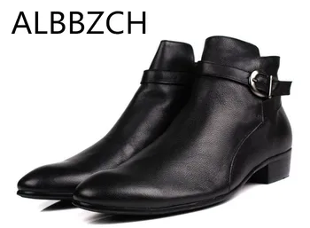New Genuine Leather Ankle Boots Men Autumn Winter Casual Shoes Men's Pointed Toes Short Boots Soft Aomfortable Work Boots Botas
New Genuine Leather Ankle Boots Men Autumn Winter Casual Shoes Men's Pointed Toes Short Boots Soft Aomfortable Work Boots Botas