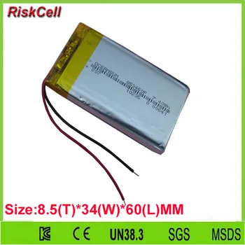 Free shipping 100pcs/lot 3.7V 2000mAh Polymer Li ion Battery Lipo For PDA GPS DVD ipod Tablet PC 853460
Free shipping 100pcs/lot 3.7V 2000mAh Polymer Li ion Battery Lipo For PDA GPS DVD ipod Tablet PC 853460