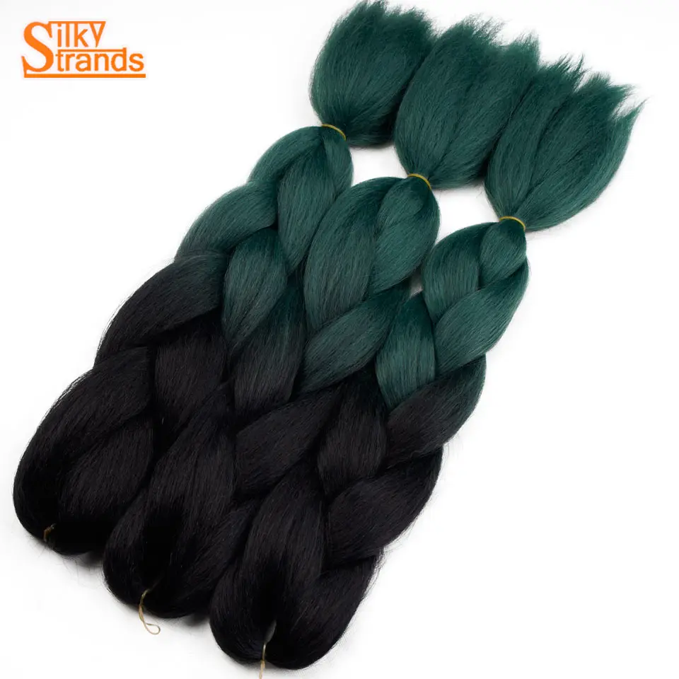 Synthetic Braiding Crochet Blonde Hair Extensions