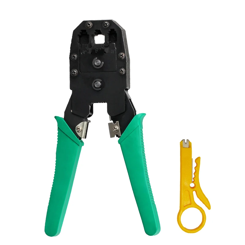 

RJ10 RJ45 RJ11 PC Network Hand Tools Wire Cable Crimper crimping plier UTP/STP stripper cutter insertion tool