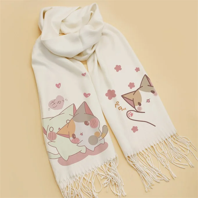 Neko Atsume scarves lots of styles Scarf Cosplay Soft Cat's backyard Scarf Shawl Fashion New CHRISTMAS Gifts
Neko Atsume scarves lots of styles Scarf Cosplay Soft Cat's backyard Scarf Shawl Fashion New CHRISTMAS Gifts
