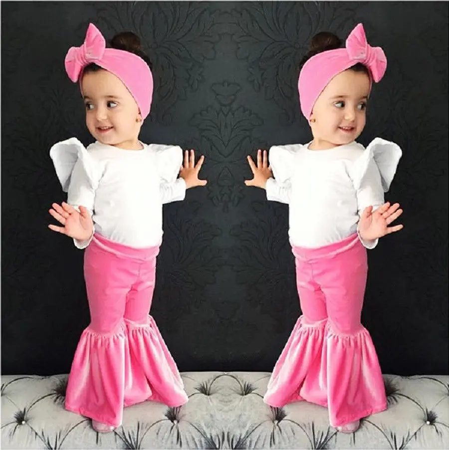 PUDCOCO Newest Fashion Toddler Infant Baby Kids Girls Clothes Cute Tops +Flare Pants+ Headband 3Pcs Cute Outfits 0-4Y
PUDCOCO Newest Fashion Toddler Infant Baby Kids Girls Clothes Cute Tops +Flare Pants+ Headband 3Pcs Cute Outfits 0-4Y