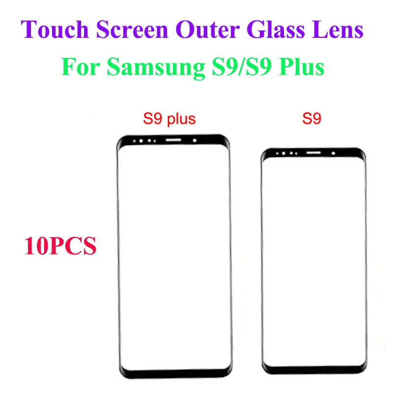 10 шт. для Samsung Galaxy S9 S9 Plus G960 G965 Черная передняя внешняя стеклянная линза сенсорная панель Ремонт Запасная часть
10 шт. для Samsung Galaxy S9 S9 Plus G960 G965 Черная передняя внешняя стеклянная линза сенсорная панель Ремонт Запасная часть