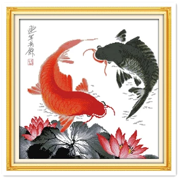 Rich And Have A Surplus In The Successive Years DMC 11CT 14CT Cross Stitch DIY Chinese Cross-stitching Kit Embroidery Needlework
Rich And Have A Surplus In The Successive Years DMC 11CT 14CT Cross Stitch DIY Chinese Cross-stitching Kit Embroidery Needlework