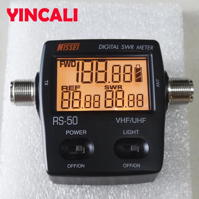2 PCS/Lot Digital SWR Standing Wave Ratio Power Meter RS-50 SWR Meter 125-525MHz to Measure the Frequency and Output Power
2 PCS/Lot Digital SWR Standing Wave Ratio Power Meter RS-50 SWR Meter 125-525MHz to Measure the Frequency and Output Power