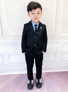 Summer baby Boys suits for wedding Kids British Wind Birthday Dress Boy gentleman suit Children clothing blazer pants 2pcs/sets
Summer baby Boys suits for wedding Kids British Wind Birthday Dress Boy gentleman suit Children clothing blazer pants 2pcs/sets