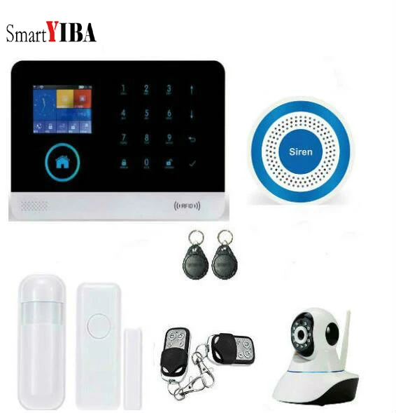 SmartYIBA App Control IP Network Camera Solar Siren PIR Pet Motion Sensor Gas Leakage Alarm etc. For WIFI Home Alarm Kits
SmartYIBA App Control IP Network Camera Solar Siren PIR Pet Motion Sensor Gas Leakage Alarm etc. For WIFI Home Alarm Kits