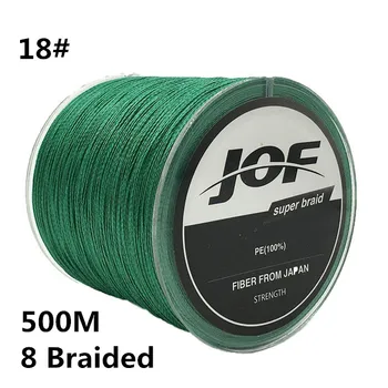 18# 500M Brand Line 8 Strands 0.8MM 150LBS 68KG Multifilament 100% PE 8 Braided Super Strong Fishing Line Fishing wire #C0
18# 500M Brand Line 8 Strands 0.8MM 150LBS 68KG Multifilament 100% PE 8 Braided Super Strong Fishing Line Fishing wire #C0
