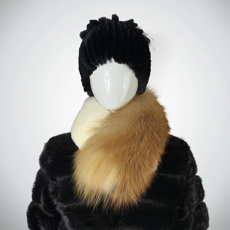 FURSARCAR Luxury Women's Real Red Fox Fur Scarf 2019 New Fashion Long Winter Rabbit Fur Scarfs For Women Solid Color Scarves
FURSARCAR Luxury Women's Real Red Fox Fur Scarf 2019 New Fashion Long Winter Rabbit Fur Scarfs For Women Solid Color Scarves