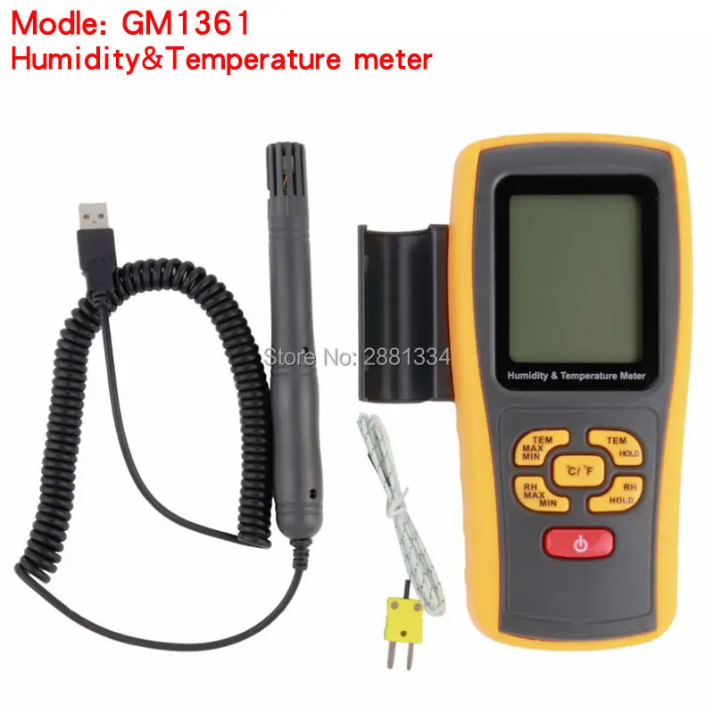 Digital LCD display thermo-hygrometer GM1361 2.5 Inch Separate temperature and humidity meter
Digital LCD display thermo-hygrometer GM1361 2.5 Inch Separate temperature and humidity meter