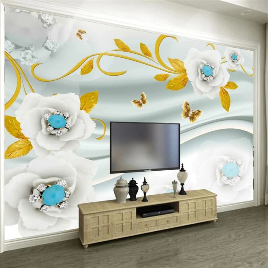 Custom wallpaper 3d mural HD white jade flower vine jewelry background wall papers home decor papel de parede mural 3d wallpaper
Custom wallpaper 3d mural HD white jade flower vine jewelry background wall papers home decor papel de parede mural 3d wallpaper