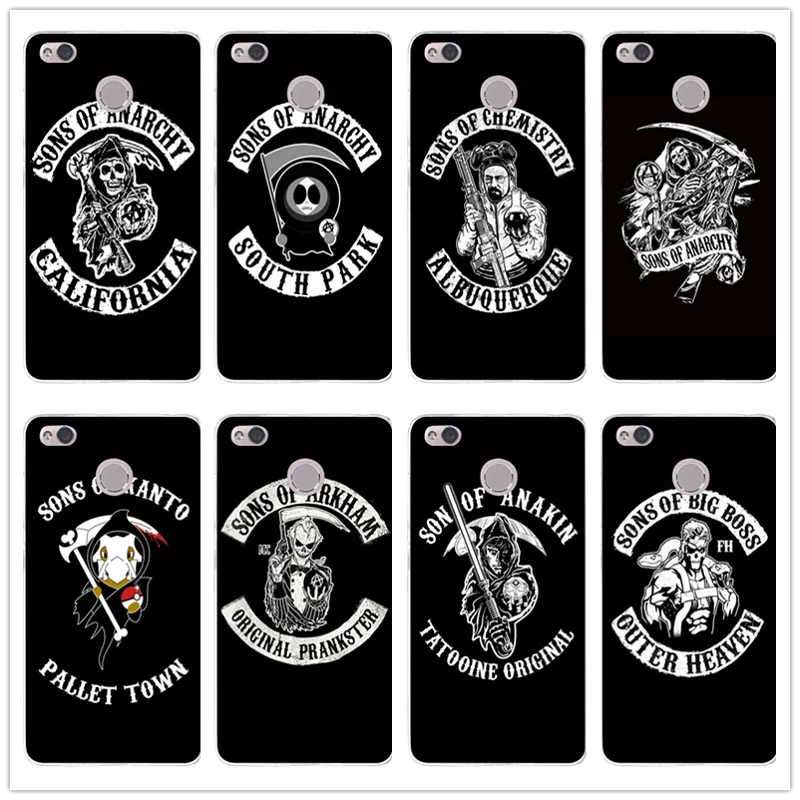 Sons of Anarchy Soft TPU Silicone Phone Cases for Xiaomi Redmi Mi Note 2 3 3S 4 4A 4X 5 5X 5S 5A 6 6X A1 Pro Plus Shell Fundas
Sons of Anarchy Soft TPU Silicone Phone Cases for Xiaomi Redmi Mi Note 2 3 3S 4 4A 4X 5 5X 5S 5A 6 6X A1 Pro Plus Shell Fundas