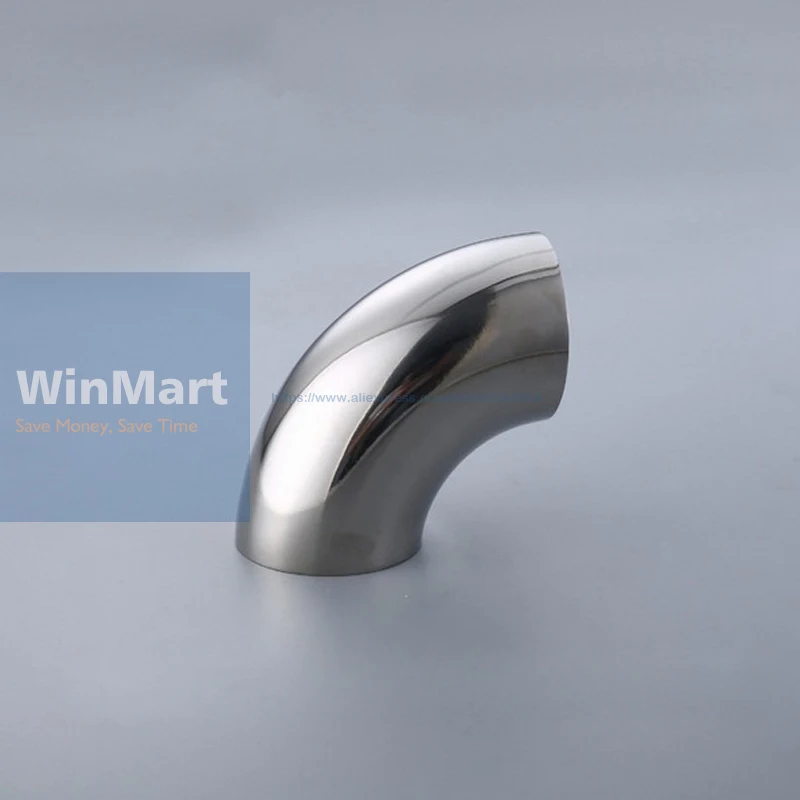 2.5" 63mm O/D 304 Stainless Steel Sanitary Butt Weld 90 Degree Elbow Bend Pipe Fitting homebew Dairy Product
2.5" 63mm O/D 304 Stainless Steel Sanitary Butt Weld 90 Degree Elbow Bend Pipe Fitting homebew Dairy Product