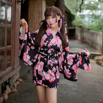 Women's Sexy Sakura Anime Costume Japanese Kimono Costume Vintage Original Tradition Silk Yukata Dress V1394
Women's Sexy Sakura Anime Costume Japanese Kimono Costume Vintage Original Tradition Silk Yukata Dress V1394