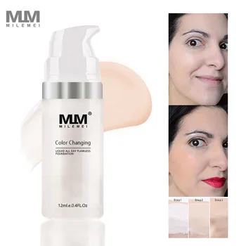 Hot Color Changing Liquid Foundation Makeup Change to Your Skin Tone Matte High Coverage Concealer Cream Base maquiagem wyt77
Hot Color Changing Liquid Foundation Makeup Change to Your Skin Tone Matte High Coverage Concealer Cream Base maquiagem wyt77