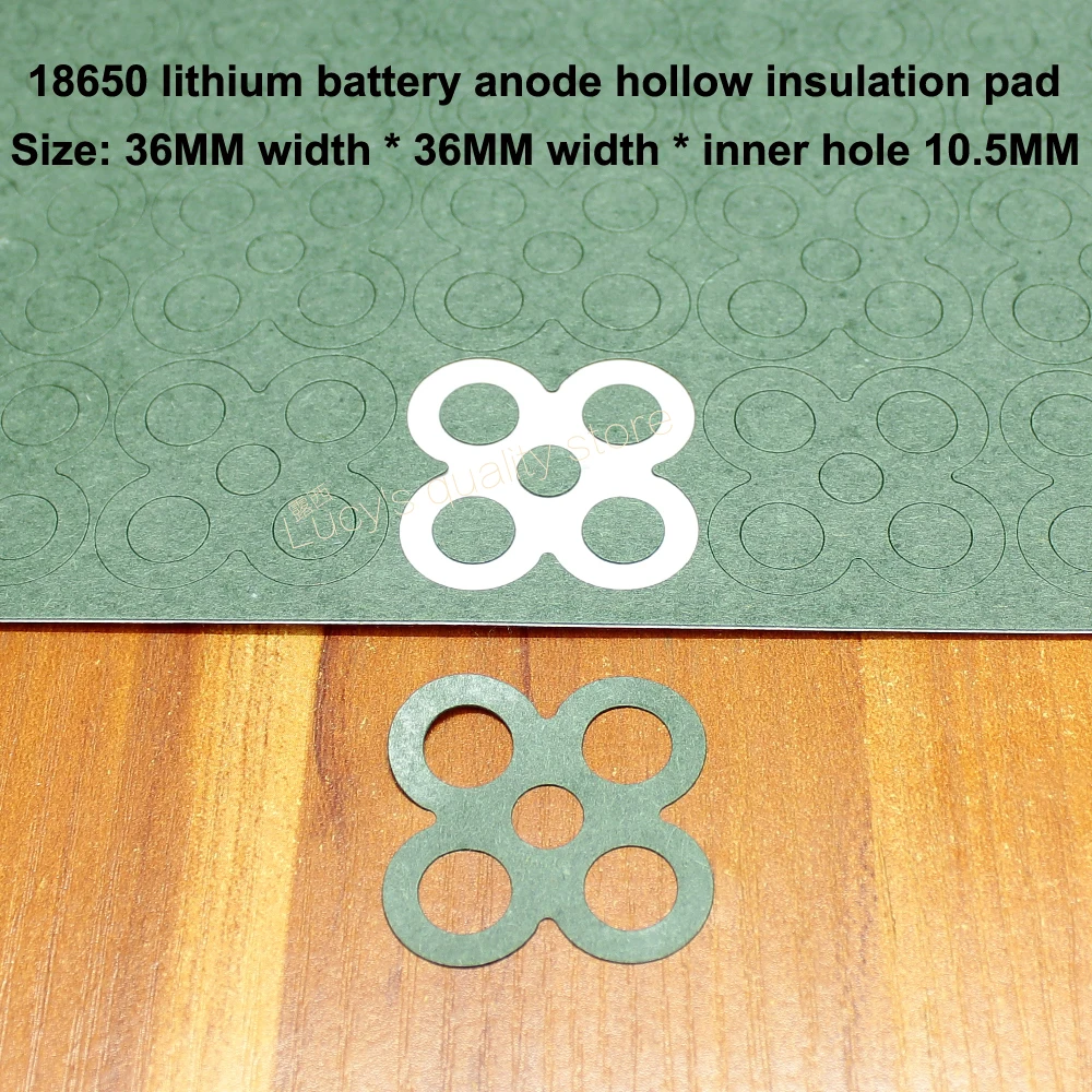 100pcs/lot 18650 Universal Lithium Battery High-Temperature Insulation Gasket 4S 18650 Battery Insulation 4-Cell Surface Pad
100pcs/lot 18650 Universal Lithium Battery High-Temperature Insulation Gasket 4S 18650 Battery Insulation 4-Cell Surface Pad