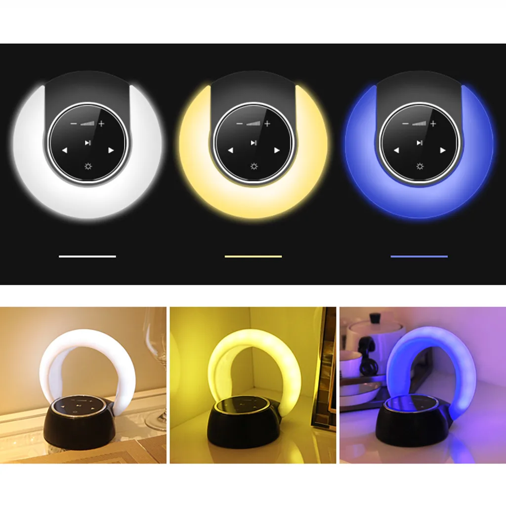 Горячая Мини Bluetooth динамик USB l Led свет беспроводной портативный музыкальный ящик