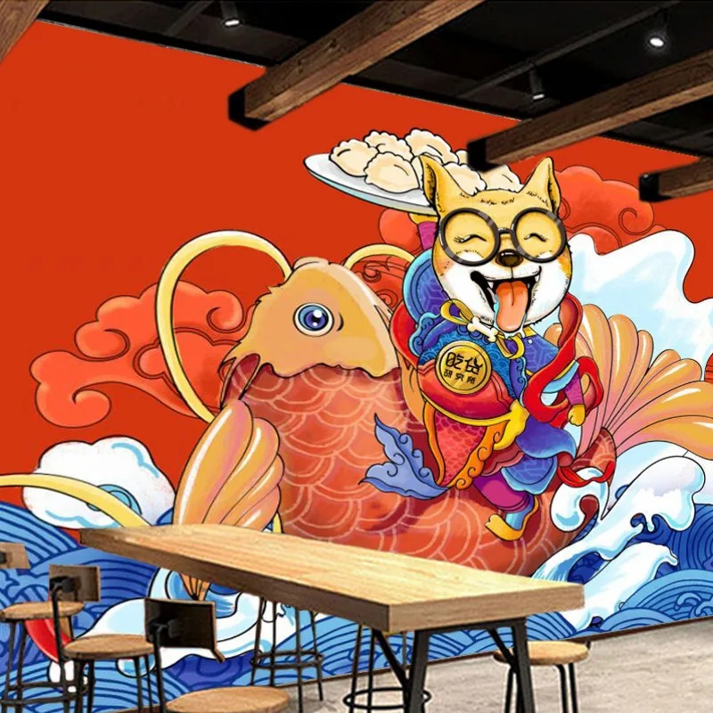 Free shipping Custom 3d wall paper murals Hand Painted Graffiti Cartoon Dog Restaurant Hotel modern wallpaper
Free shipping Custom 3d wall paper murals Hand Painted Graffiti Cartoon Dog Restaurant Hotel modern wallpaper