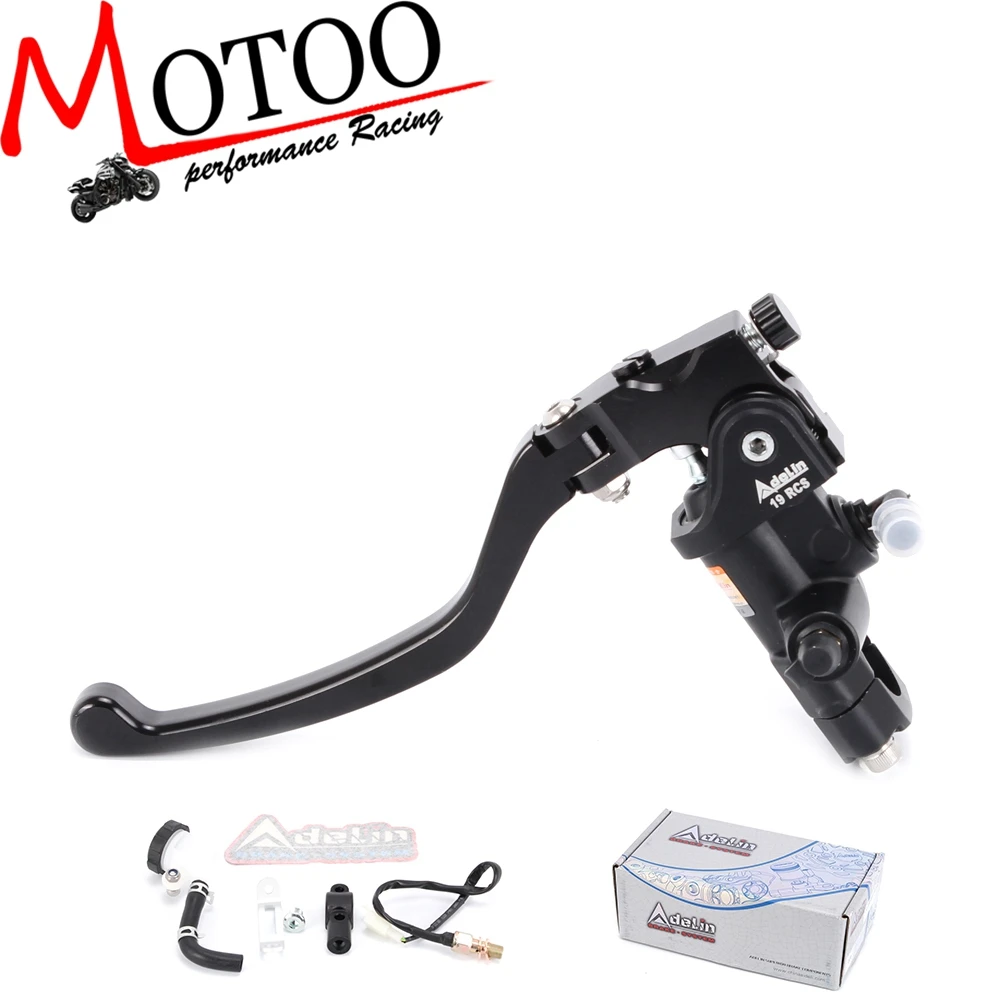 Motoo - Universal Motorcycle 19RCS clutch Adelin Master Cylinder Hydraulic FOR 500cc-1500cc motorcycle
Motoo - Universal Motorcycle 19RCS clutch Adelin Master Cylinder Hydraulic FOR 500cc-1500cc motorcycle