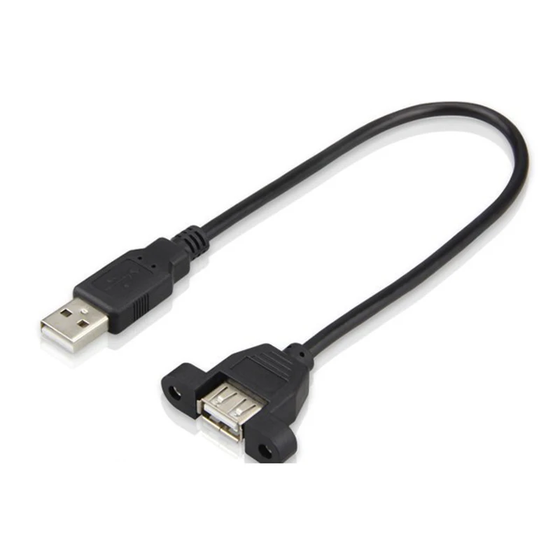 30cm 50cm 1m 2m 3m 5m USB 2.0 Male to Female Extension Cable With Screw Panel Mount holes
30cm 50cm 1m 2m 3m 5m USB 2.0 Male to Female Extension Cable With Screw Panel Mount holes