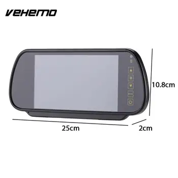 Vehemo 7"TFT-LCD Bluetooth Car Monitor Car Backup Mirror Monitor MP5/DVD/TV/MTV Screen Car Rear View Mirror Monitor Displayer
Vehemo 7"TFT-LCD Bluetooth Car Monitor Car Backup Mirror Monitor MP5/DVD/TV/MTV Screen Car Rear View Mirror Monitor Displayer
