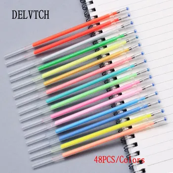 DELVTCH 0.8MM 48Pcs/Set 48Colors Flash Gel Pen Highlighter Refill Color Full Shinning Refills Painting Pen School Student O
DELVTCH 0.8MM 48Pcs/Set 48Colors Flash Gel Pen Highlighter Refill Color Full Shinning Refills Painting Pen School Student O