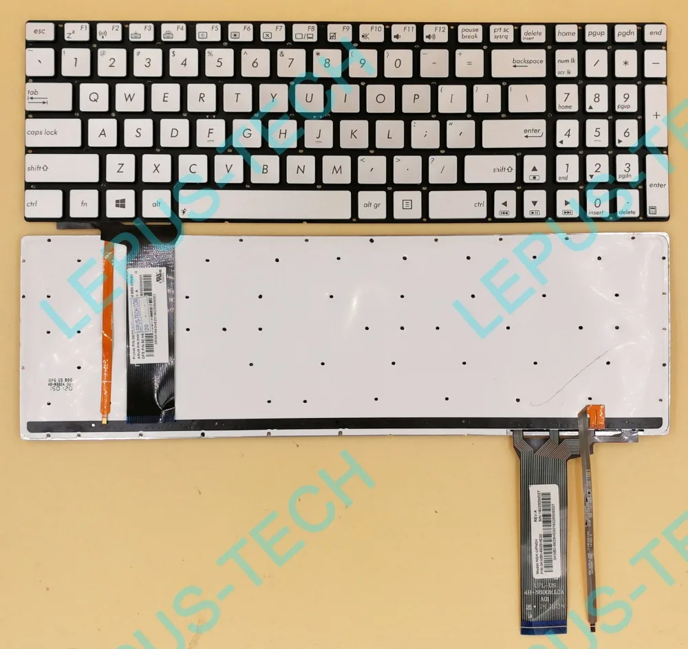 Genuine Original US keyboard For Asus N56 N56JN N56JR N56V N56VM N56VZ N76VJ N76VM N76VZ Silver English Backlit keyboard
Genuine Original US keyboard For Asus N56 N56JN N56JR N56V N56VM N56VZ N76VJ N76VM N76VZ Silver English Backlit keyboard