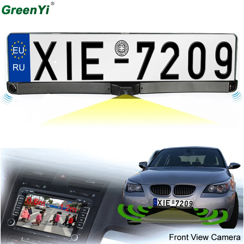 GreenYi C720 10PCS Parking Assistance European Russia RearView Camera Plate Frame Parking Camera Front View Camera Radar Sensors
GreenYi C720 10PCS Parking Assistance European Russia RearView Camera Plate Frame Parking Camera Front View Camera Radar Sensors