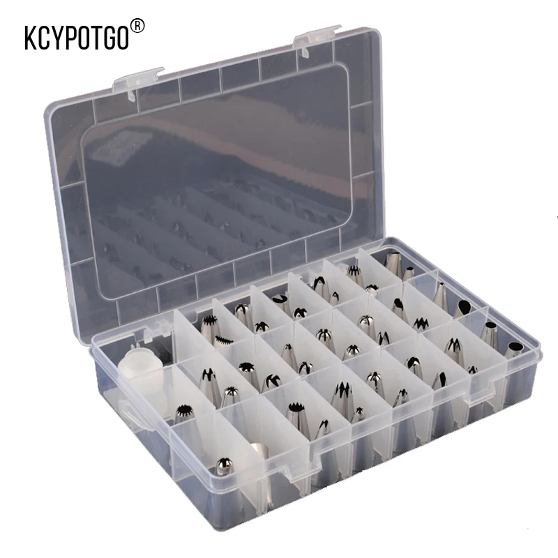 42PCS Cake Decoration Tips Set and 24PCS set Professional Stainless Steel Piping/Dispenser Nozzle Kit
42PCS Cake Decoration Tips Set and 24PCS set Professional Stainless Steel Piping/Dispenser Nozzle Kit