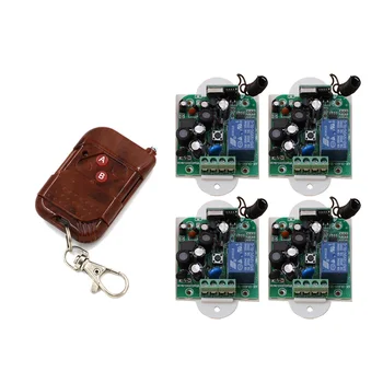 AC85V 110V 220V 250V RF Wireless Remote Control Switch with Two- Manual Button 4PCS Receiver+1PCS Transmitter for Smart Home New
AC85V 110V 220V 250V RF Wireless Remote Control Switch with Two- Manual Button 4PCS Receiver+1PCS Transmitter for Smart Home New