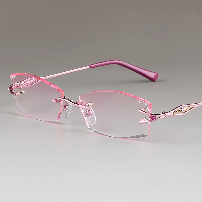 Rimless glasses, diamond trimming glasses fashion woman beautiful temperament prescription glasses myopia hyperopia 31
Rimless glasses, diamond trimming glasses fashion woman beautiful temperament prescription glasses myopia hyperopia 31