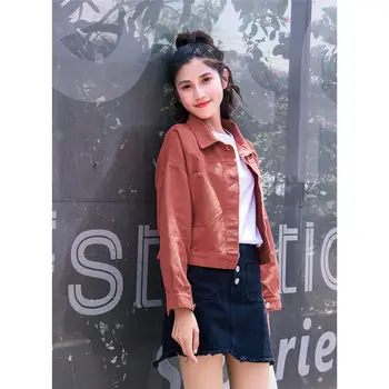9 Colors Short Denim Jacket Female Korean Outerwear 2019 Spring Lapel Long Sleeve chaqueta mujer Casual Slim Coat Jeans f486
9 Colors Short Denim Jacket Female Korean Outerwear 2019 Spring Lapel Long Sleeve chaqueta mujer Casual Slim Coat Jeans f486